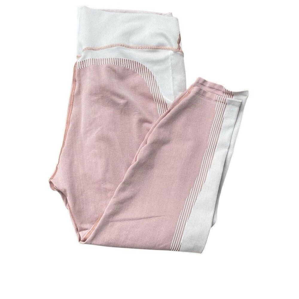 GOOD AMERICAN Performance Leggings Dusty Rose 7/8 Length Size 7/8 Plus XXXL